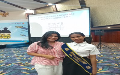 BINTANG SOBAT SMP KABUPATEN LEMBATA YANG DIWAKILI OLEH PESERTA DIDIK DARI SMPN 1 OMESURI